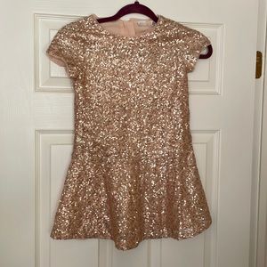 Gap kids sequin pink dress